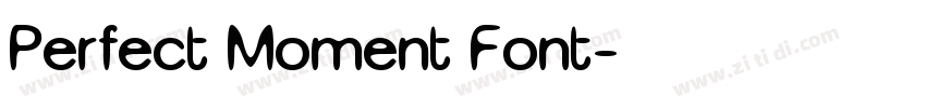 Perfect Moment Font字体转换